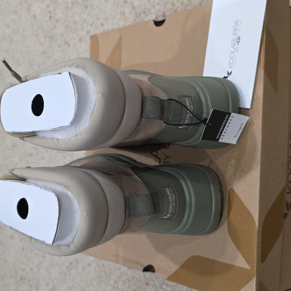 NIB Koolaburra by UGG Women's Deza Lace-Up Utility Boots in Desert Stone - Picture 11 of 14